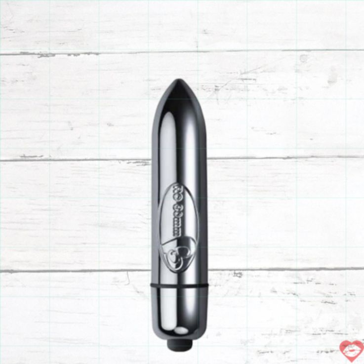 Rocks-Off RO-80mm Bullet Vib Bạc Mini Rung Đỉnh 