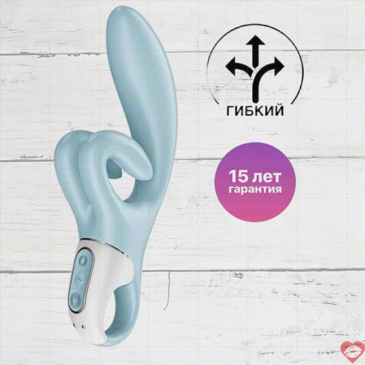 Satisfyer Rabbit Touch Me Xanh 2 Cánh Thỏa Mãn 