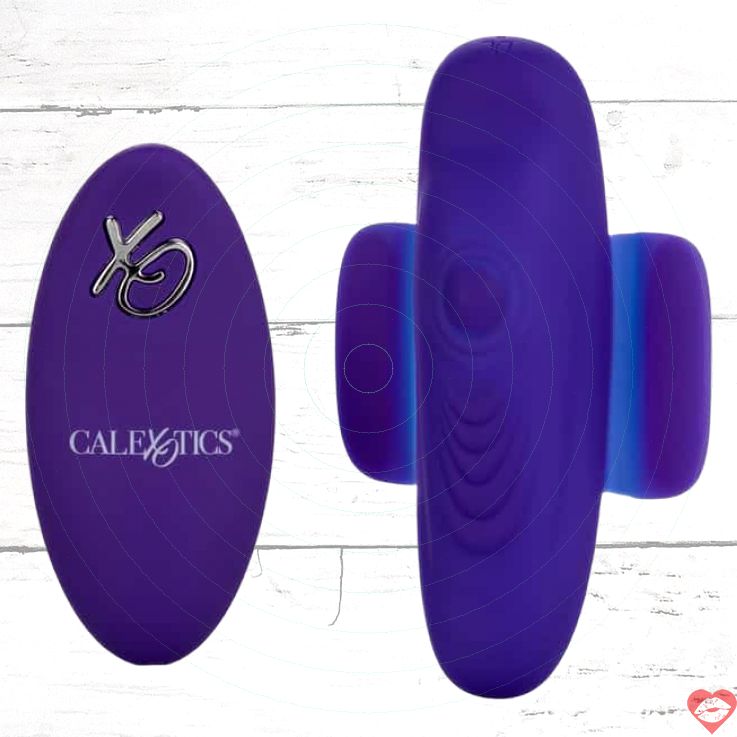 CalExotics Panties Oscillator Tím Remote Lock-N-Play 