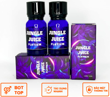  Đại lý Chai hít tăng khoái cảm Popper Jungle Juice Platium - Chai 10ml tăng khoái cảm hàng xách tay