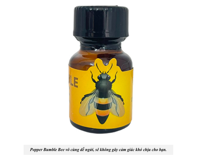  Kho sỉ Popper Bumble Bee con ong vàng 10ml chai hít tăng khoái cảm Mỹ hàng xách tay