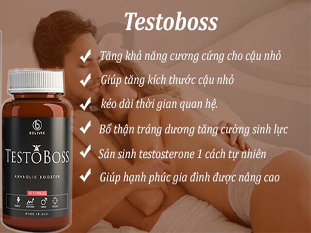  Sỉ Thuốc Testoboss chính hãng USA tăng cường sinh lý phái mạnh rất tốt giá sỉ