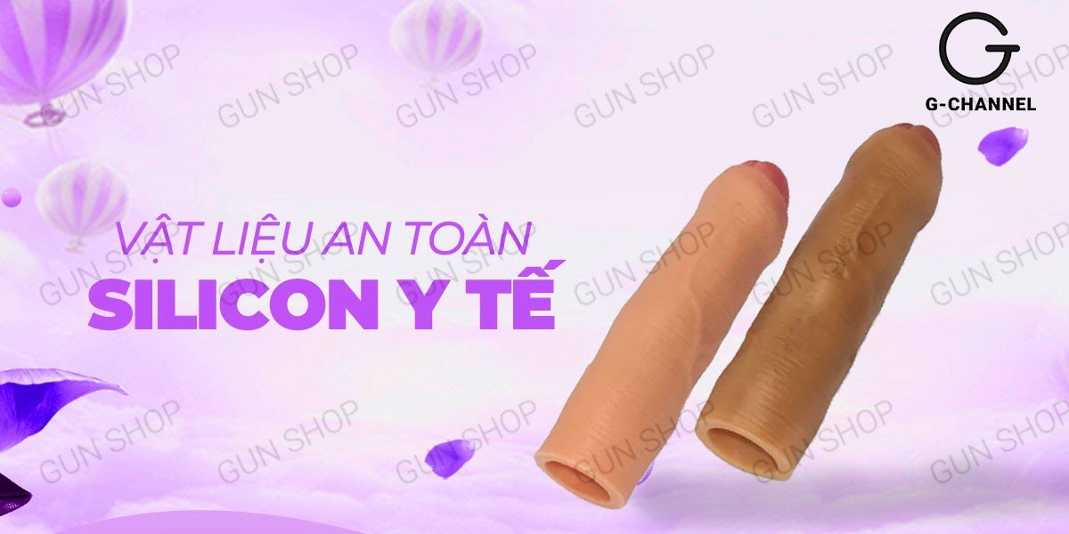  Shop bán Bao cao su đôn dên tăng kích thước rung mạnh Lovetoy Pleasure X-Tender tăng 1 cao cấp