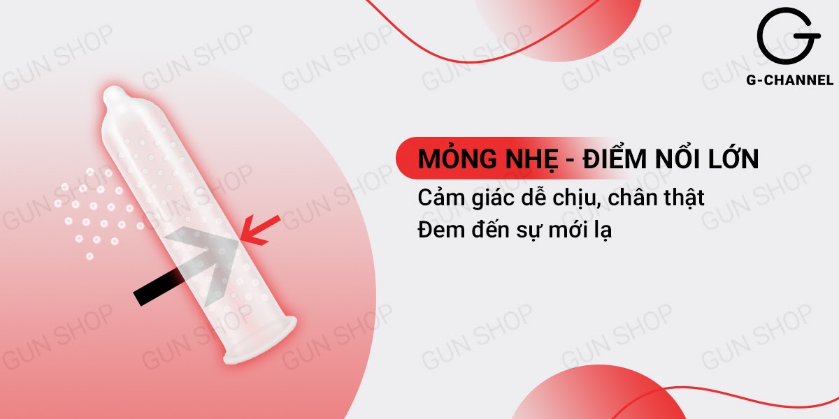  Review Bao cao su Liebe - Gai nổi lớn - Hộp 12 cái cao cấp