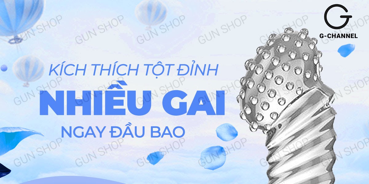  Đại lý Bao cao su ngón tay dài Aichao G-spot 2 - Gai nổi lớn - Hộp hàng xách tay