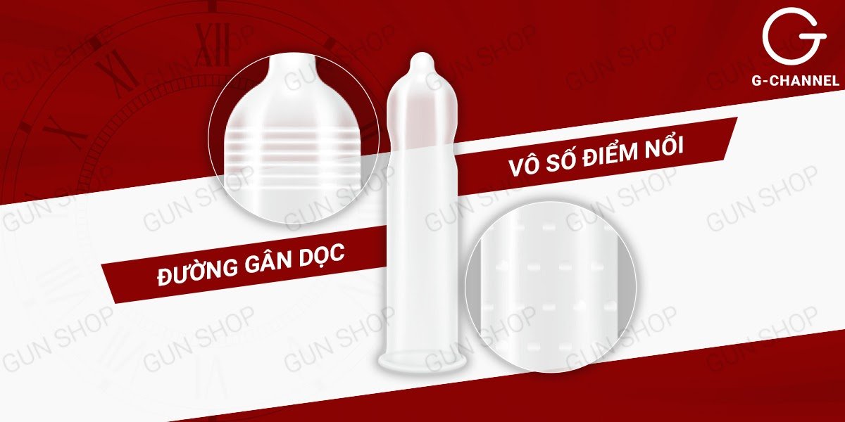  Nhập sỉ Bao cao su Shell Performax 6 in 1 - Kéo dài thời gian - Hộp giá rẻ