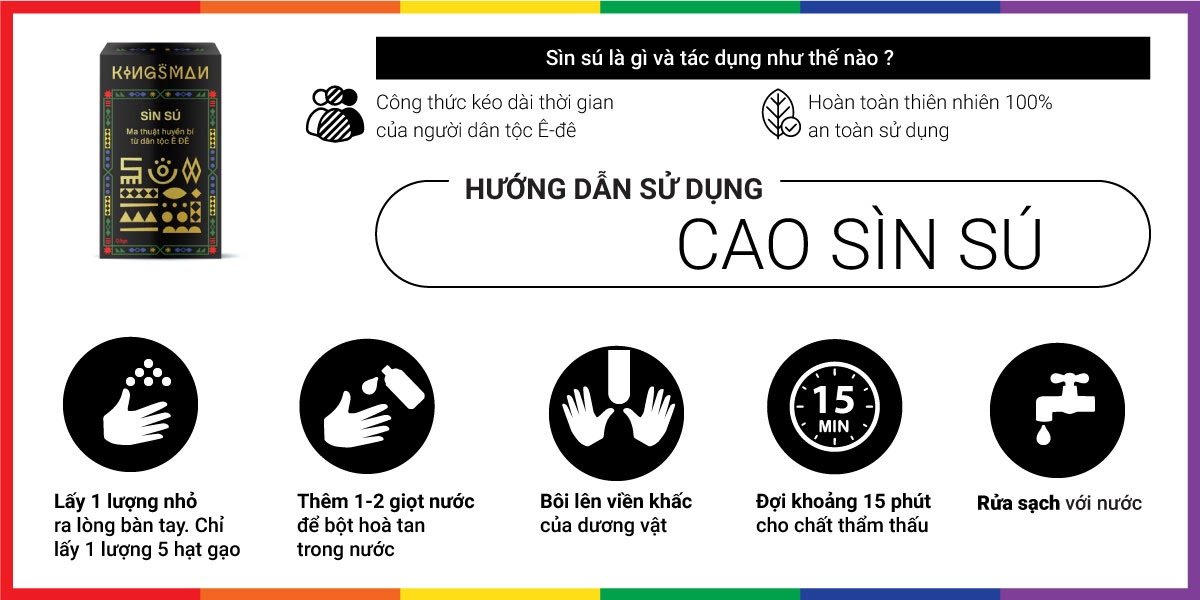  Nhập sỉ Bột sìn sú Kingsman - Kéo dài thời gian - Gói 0.5gr mới nhất