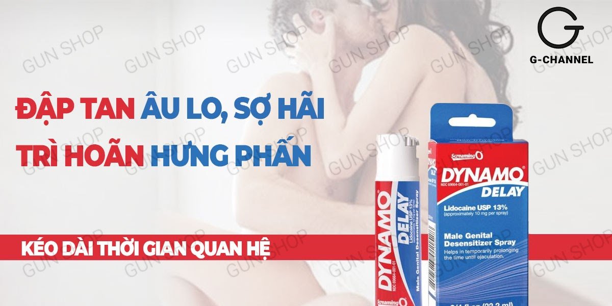  Phân phối Chai xịt Mỹ Dynamo Delay - Kéo dài thời gian - Chai 22ml tốt nhất