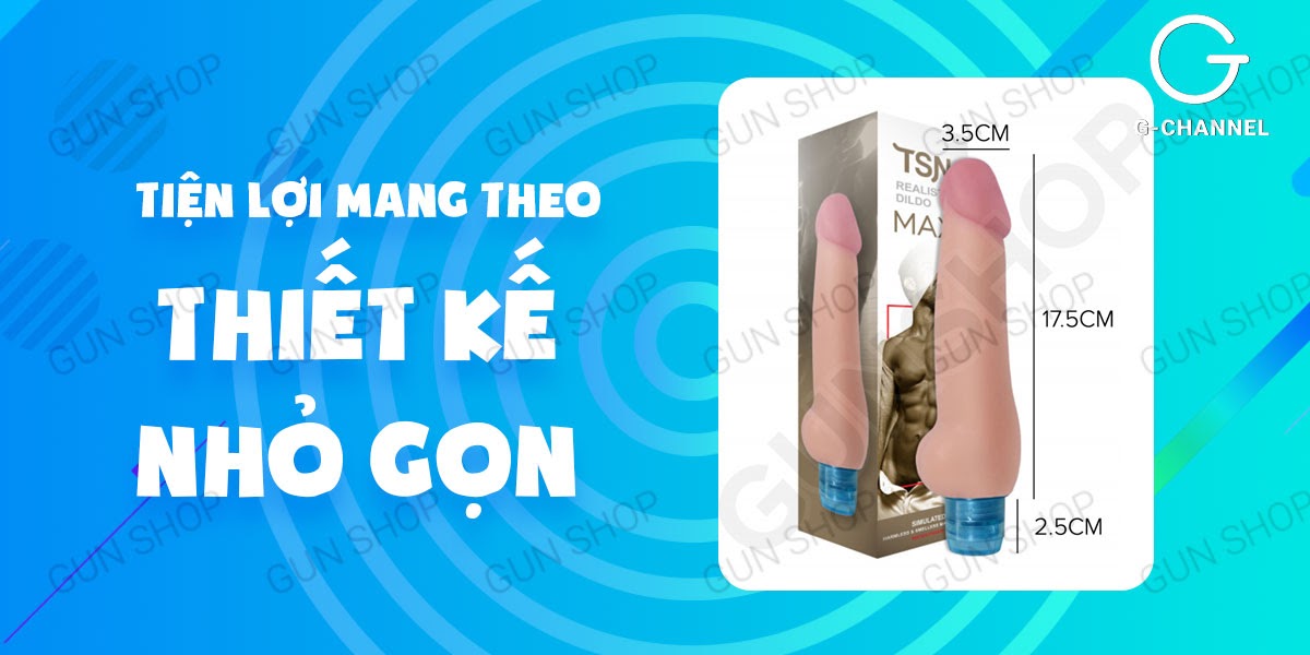  Cửa hàng bán Dương vật giả nhiều tần số rung pin - TSN Max Label chính hãng