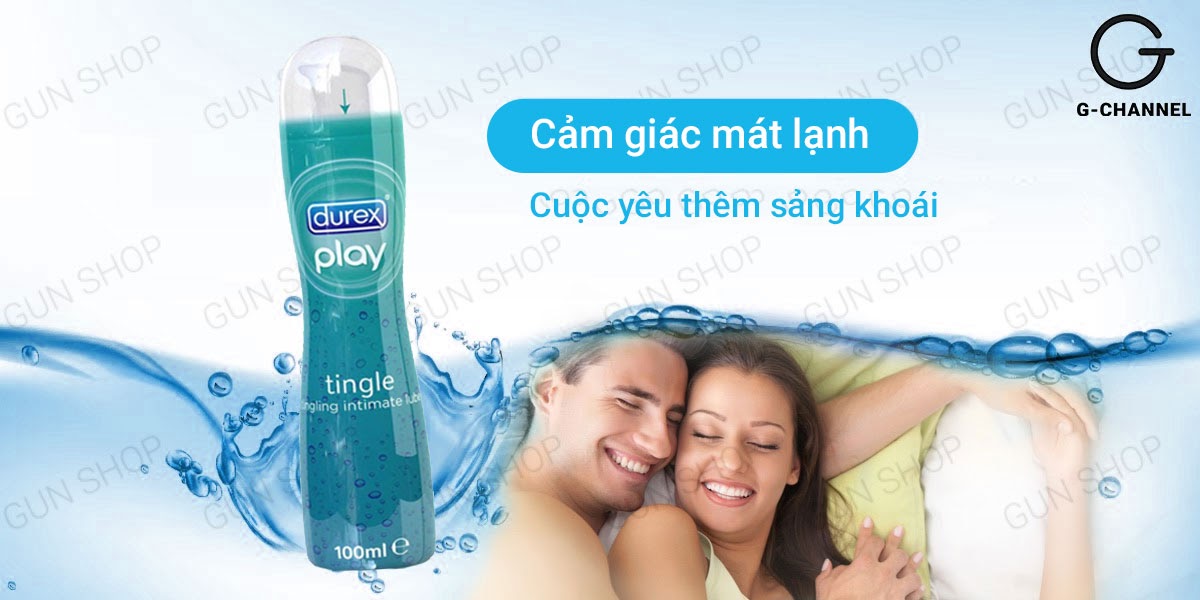  Bảng giá Gel bôi trơn mát lạnh - Durex Tingle - Chai 100ml hàng xách tay