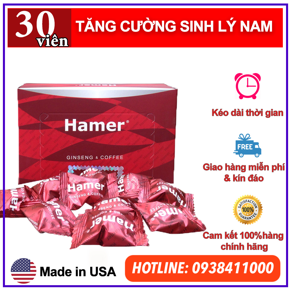  Đánh giá Kẹo sâm Hamer mỹ chính hãng thuốc cường dương ông ngậm bà khen tốt nhất loại tốt