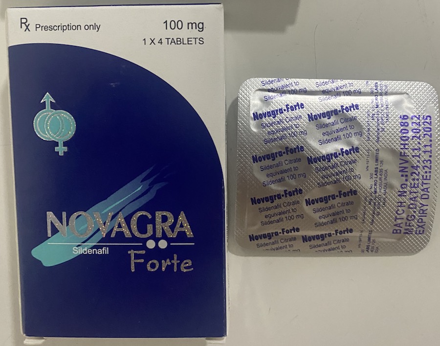  Kho sỉ Thuốc Novagra Forte 100mg cương dương Ấn Độ chống xuất tinh sớm tăng sinh lý hàng xách tay