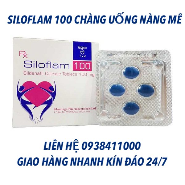 Cung cấp Viên uống SILOFLAM 100MG thuốc cường dương dành cho nam giới trị xuất tinh sớm kéo dài thời gian quan giá rẻ