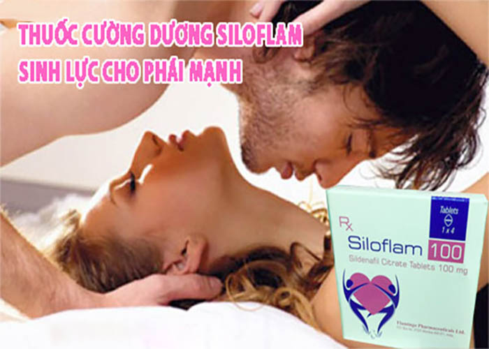 Cung cấp Viên uống SILOFLAM 100MG thuốc cường dương dành cho nam giới trị xuất tinh sớm kéo dài thời gian quan giá rẻ