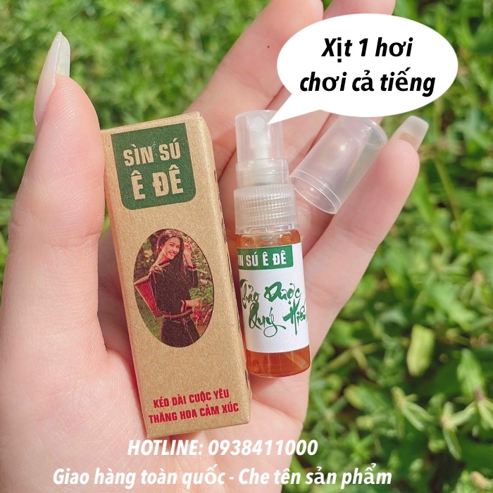  Thông tin Sìn sú dân tộc Ê Đê chính hãng dạng xịt kéo dài thời gian quan hệ chai nhỏ 5ml hàng mới về