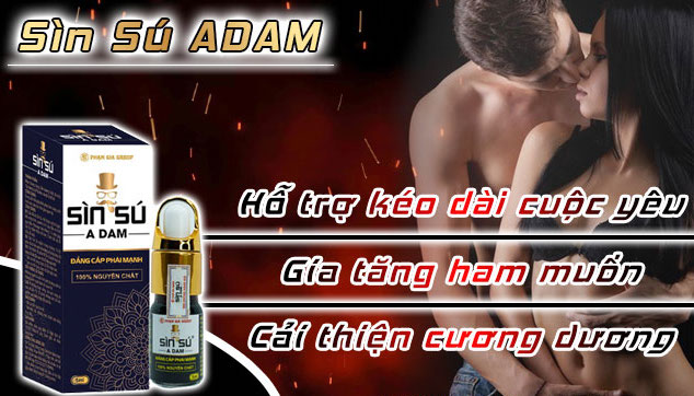 Đại lý Cao sìn sú Adam chính hãng dạng chai xịt thảo dược Ê Đê Việt Nam mới nhất