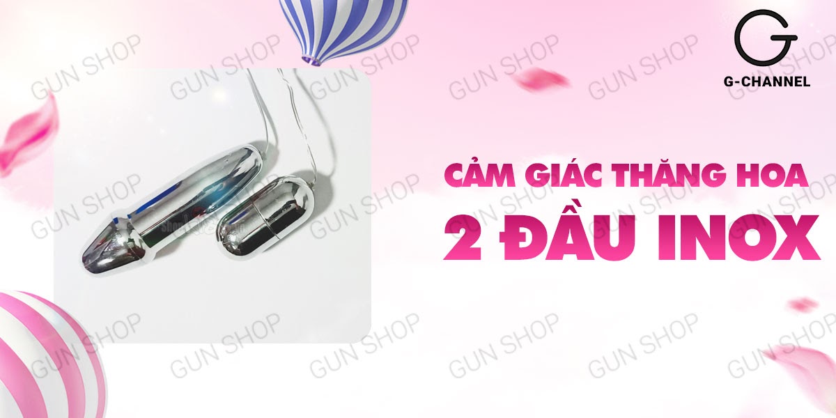  Phân phối Trứng rung tình yêu inox 2 đầu cao cấp - Baile Double Bullets Hot mới nhất